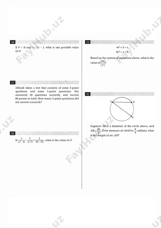 sat - practice test # 27 - Page 4
