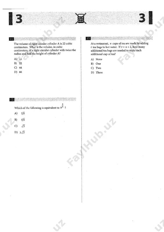 sat - practice test # 26 - Page 4