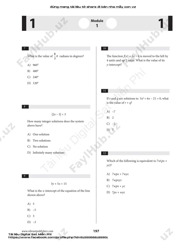 sat - practice test # 22 - Page 4