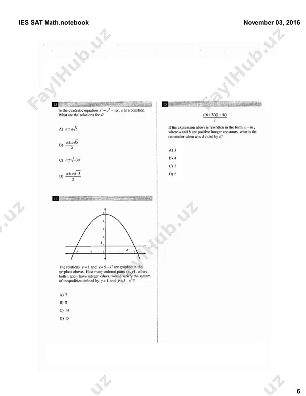 sat - mock test # 9 - Page 4
