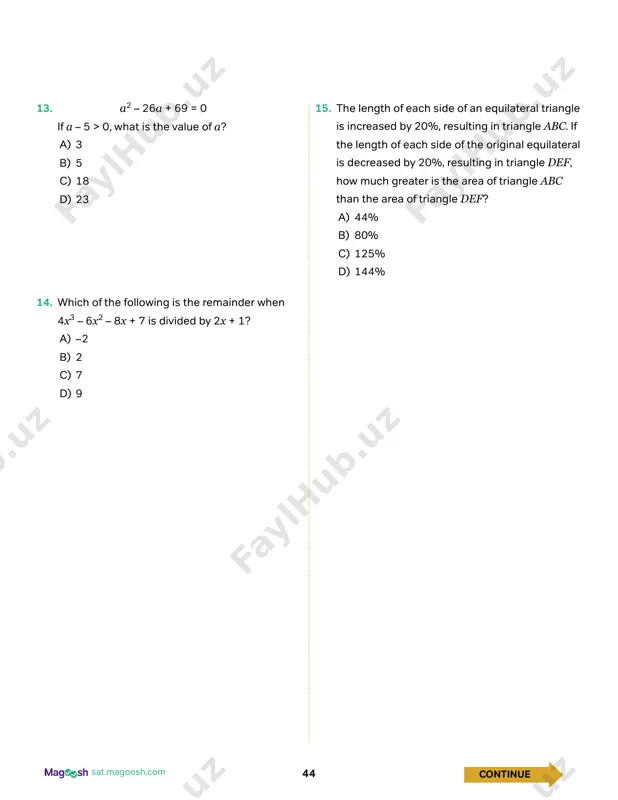 sat - practice test # 7 - Page 4