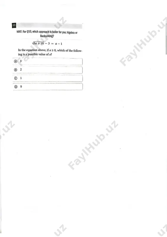 account. if $500 is invested into each account, what is the positive difference between the value of account x and account y after three years? (round your answer to the nearest dollar.) 34 j fx 3 - __ 9> w h a t i s the value ofx? i ® “3 :® o © 3 ! © 9 31 hint: for q31, multiply both sides by a common denominator or cross-multiply. (they are the same thing.) given the equation - and the constraints x * 0 and k* —2, what is x in terms of k? (a) x = 2k + 4 x =© 2k + 12 ______ _ __ _ _________ _ __________j © x=2k — 44 © x = ±k + 12 j4 35 if 4 + a is equivalent to what is a in terms of x? ® 7x + 4 © 7x — 4 © 49x2 …