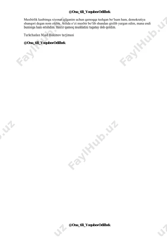 osamiz. yetmish yashar chol to‘satdan xotin kishiga aylanib, besh bola tug‘ibdi, deganga o‘xshagan noyob, tesha tegmagan hodisalarga juda muhtojmiz. zamonaviy tushunchalar ruhida chiqadigan gazetamizning bir vakili sifatida shu izohlarimizni e’tiborga olgan holda, bizga yaxshi xabarlar yo‘llab turarsiz, degan umiddamiz. ishingizda muvaffaqiyatlar tilaymiz». xatni o‘qib chiqqanimdan keyin ko‘zim moshdek ochildi. ilgari yuborgan xabarlarimdan birontasi ham nimaga bosilib chiqmaganligini endi tushundim. men ham vaqtni boy bermay, darhol noyob voqealarni izlashga tushdim. ammo qancha urinsam ham, hech bunaqasini topa olmadim. qiziq, gazetalar shuncha noyob xabarni qayerdan olisharkin? oshna-og‘ayni oldida yuzim qora bo‘lgani uchun ko‘chaga ham chiqolmay qoldim. bir kuni uyda, derazamning tagida o‘tirgan edim, sal narida o‘tlab yurgan bir gala qo‘yga ko‘zim tushdi. yangi qo‘zilagan bu qo‘ylarning yonida eshak ham yurgan ekan. ilhomim jo‘shib ketdi, darrov qo‘limga qalam oldim. yozgan narsamni telegramma bilan darhol redaktsiyaga jo‘natdim. ertasigayoq u gazetaning uchinchi betida bosilib chiqdi. «eshak qo‘zi tug‘di» sarlavhali maqolam shunday boshlanardi: «muxbirimiz xabar qiladi: …