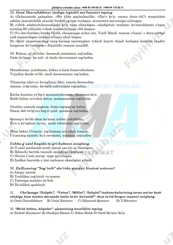attestatsiya repititsion test 15..... - Page 4