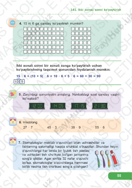 matematika 2-sinf 140-144-darslar - Page 4