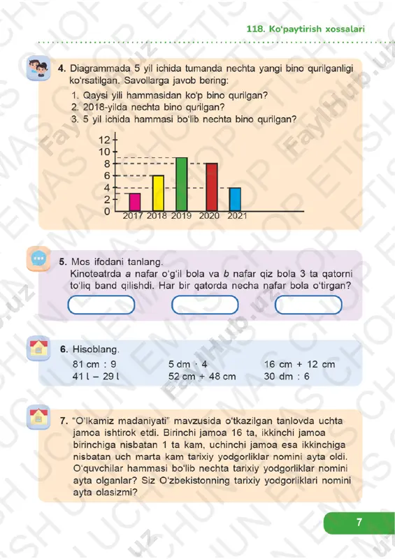 matematika 2-sinf 117-121-darslar - Page 4