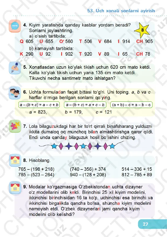 matematika 2-sinf 52-56-darslar - Page 4