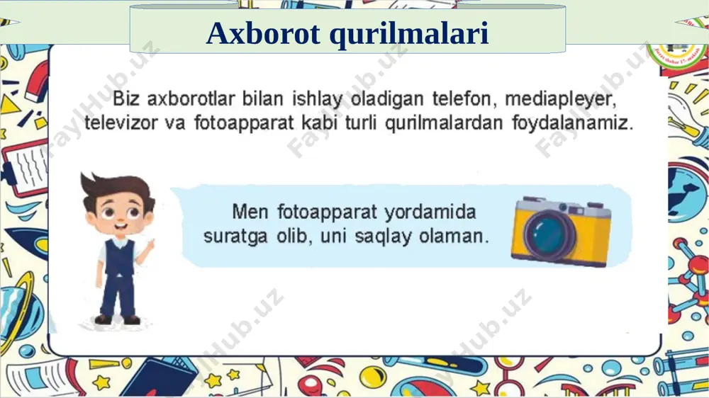2- sinf informatika 7- dars axborot qurilmalari - Page 4