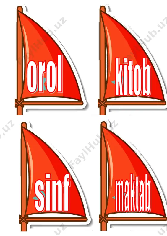 yelkanlar ko'tarilsin metodi so'z turkumi - Page 4