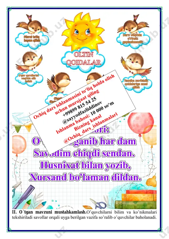 otlarda birlik va ko‘plik 3-chorak 3-sinf - Page 4