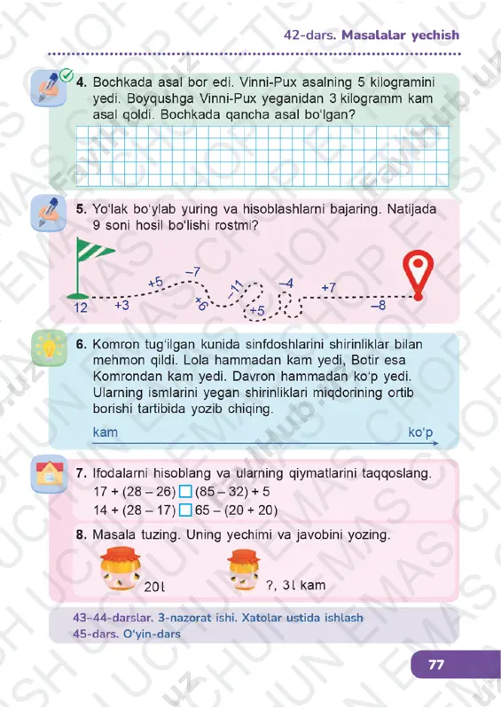 matematika 1-sinf (2) 41-42-darslar - Page 4