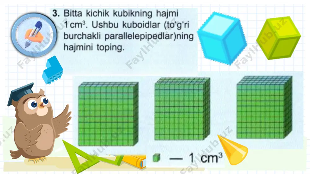 matematika-3 hajm birliklari 34-36 sahifa - Page 4