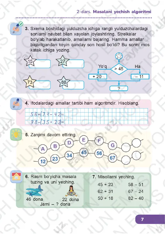 matematika 1-sinf (2) 1-5-darslar - Page 4