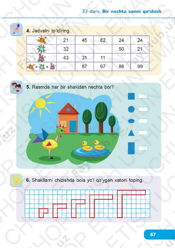matematika 1-sinf 31-33-darslar - Page 4