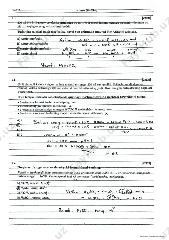 milliy sertifikat namunaviy yechimlari - Page 4