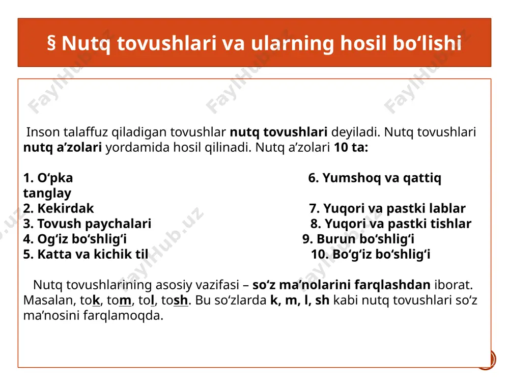 5-sinf. nutq tovushlarining aytilishi va yozilishi - Page 4