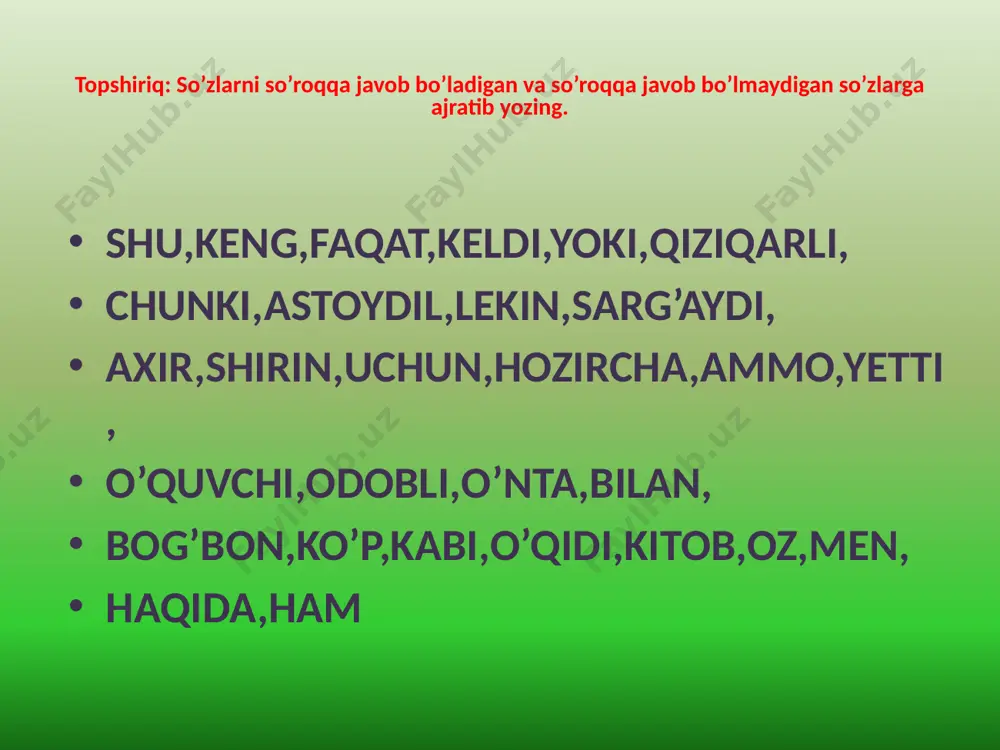 yordamchi so’zlar 5 s - Page 4