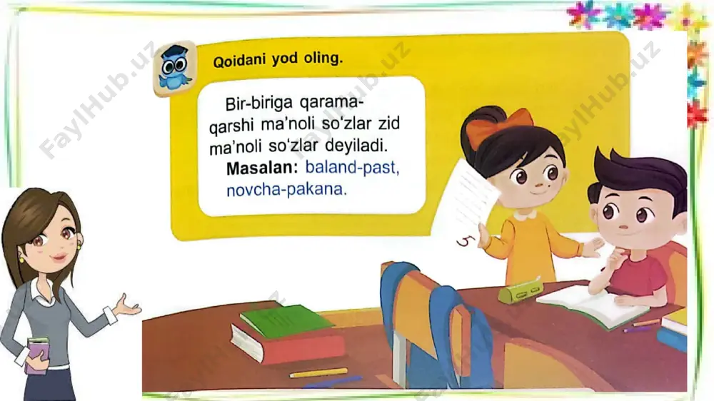 4-s.ona tili.zid ma`noli so`zlar.11-dars.1-qism. - Page 4