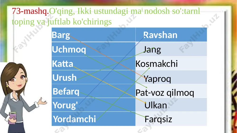 4-s.ona tili.ma`nodosh so`zlar.10-dars(2-qism) - Page 4