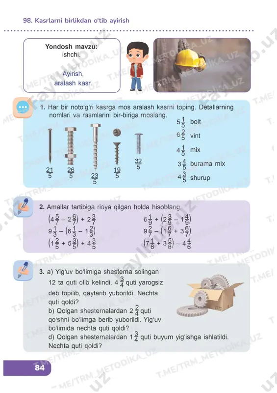 matematika 4 sinf darslik 97-100 - Page 4