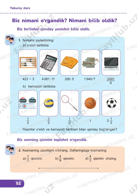 matematika 4 sinf darslik 87-91 - Page 4