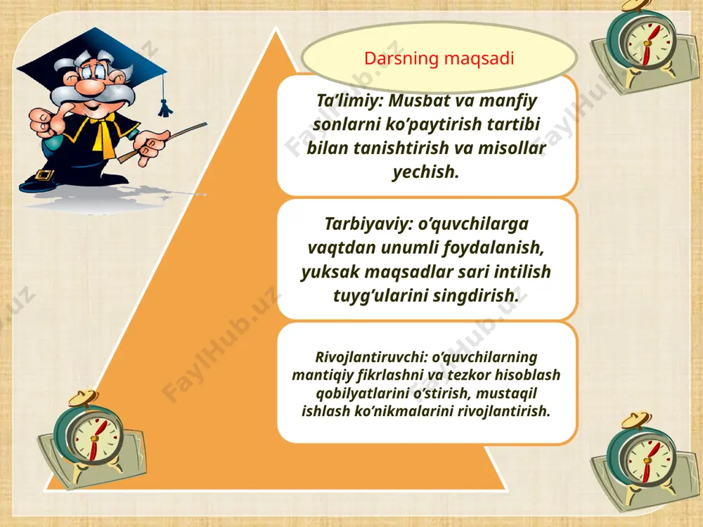 musbat va manfiy sonlarni ko’paytirish - Page 4