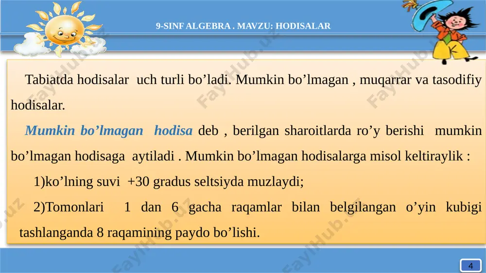 9- sinf algebra taqdimot - Page 4