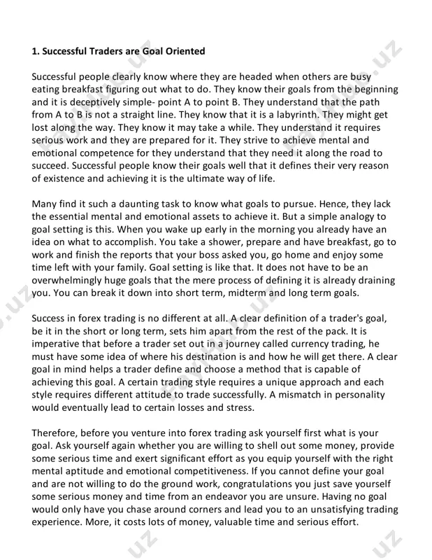 e a trader has in the market, uncertainties are always prevalent. these uncertainties often lead to losses on the side of forex trader. these losses grows and transforms to fear. fear would lead to a trader's lack of confidence on his strategies. managing your emotion at the beginning of a forex trader career, he must have a firm belief that anything can happen at any time. that nothing is truly certain in this highly volatile market of currencies. that kind of disposition creates a mindset of flexibility. it helps a trader have a fair judgment on a certain market condition whether to hold longer on a certain trade or exit a trade based on mounting evidence. hence, a trader should build that kind of mindset early on. learning to think that way later would be costly and difficult to adapt. another important thing to consider and manage is your risk …