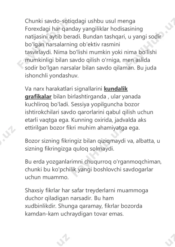 gan voqealarga e'tibor beraman. ushbu saralash taqvimdagi yangiliklarning uchdan bir qismidan xalos bo'ladi. men kam ta'sirli yangiliklarga ahamiyat bermayman, chunki u juda o'zgaruvchanlikni keltirib chiqarmaydi va shuning uchun e'tibor berishga arzimaydi. muhim voqea oldidan savdo qilish uchun mening umumiy qoidam - kamida 48 soat kutish. shuning uchun, agar foiz stavkasi qarori keyingi 24 soat ichida qabul qilinadigan bo'lsa, men bozordan tashqarida qolaman. https://traderblog.net/economic-calendar/ https://traderblog.net/economic-calendar/ https://traderblog.net/volatilnost/ men e'tibor beradigan eng muhim voqealar:  xo'jalikdan tashqari ish haqi (nfp)  fed stavkalari bo'yicha qarorlar  asosiy referendumlar (ba'zan dam olish kunlari o'tkaziladi)  aqsh saylovlari bu to'liq ro'yxat emas, lekin ushbu o'zgarishlarning har qanday biri, qaysi valyutani hisobga olsam ham, meni bozorda ushlab turishga imkon beradi. iltimos, yuqorida tavsiflangan voqealarning aksariyati aqsh dollariga ta'sir qiladi. fermadan tashqari ish haqini to'lash kabi hodisa eurusd yoki gbpusd kabi juftliklarga eng katta ta'sir ko'rsatishi bilan birga, xochlarda o'zgaruvchanlikni keltirib chiqarishi mumkin. bu erda xavfga sezgir …