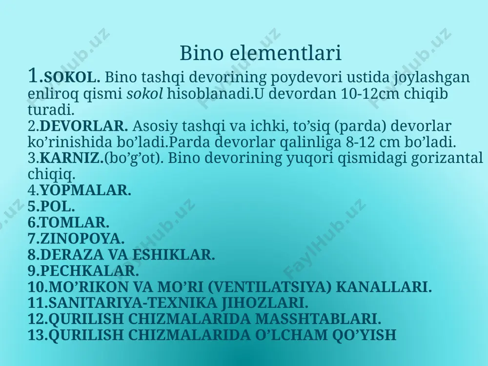 9-sinf chizmachilik 32.qurilish chizmalarini o‘qish+ - Page 4