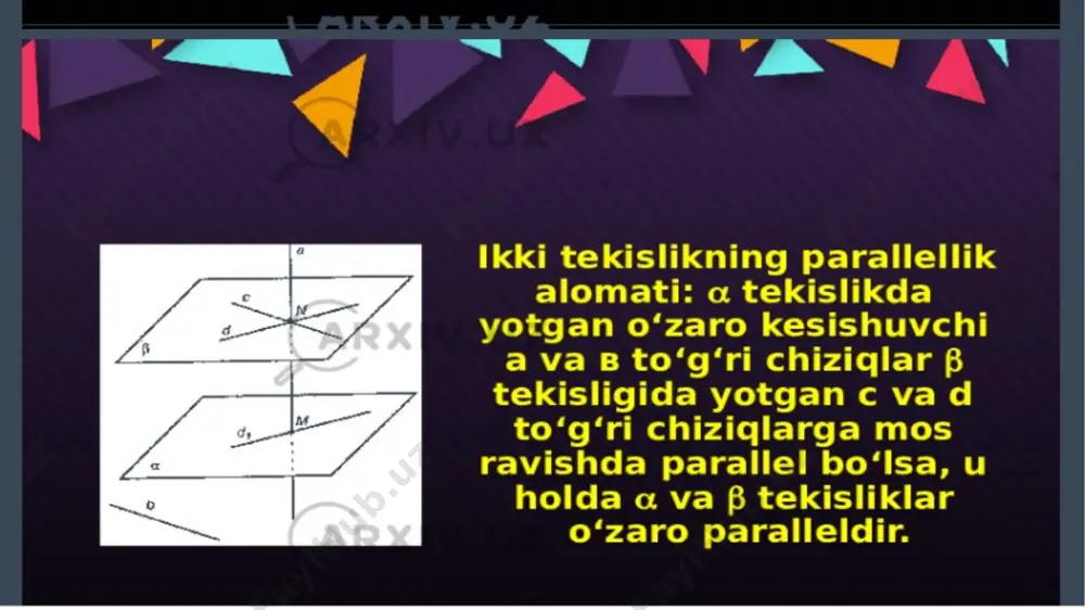 tekislikda parallelik va perpendikulyar - Page 4