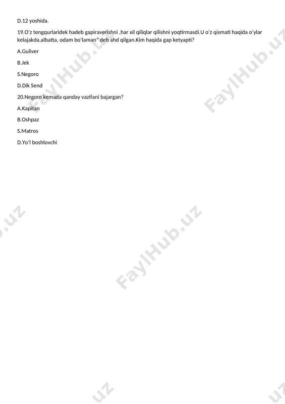 6- sinf chorak testi ona tili - Page 4