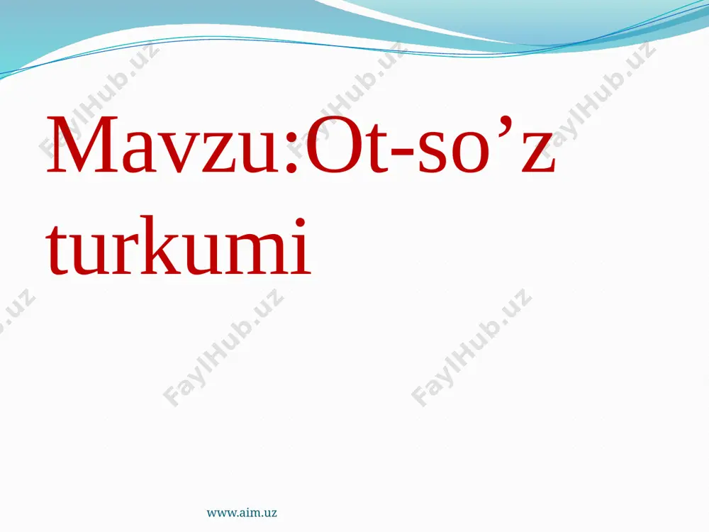 ot - so'z turkumi 6-sinf - Page 4