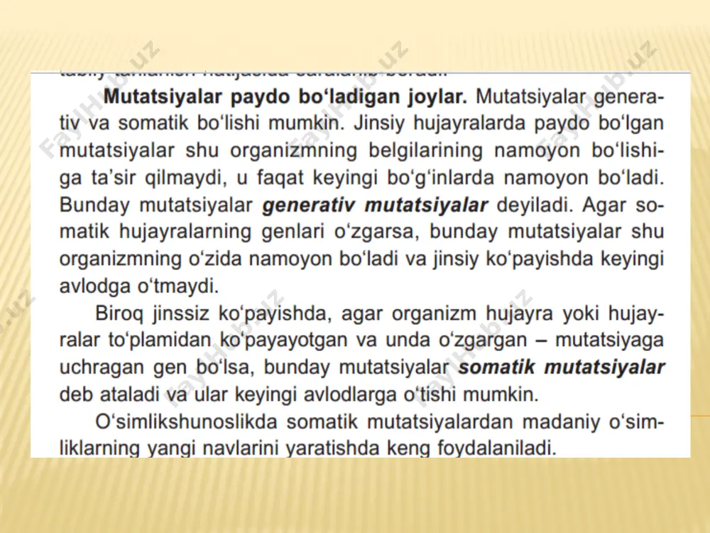 1-maktab abdugofur mutatsion o'zgaruvchanlik - Page 4