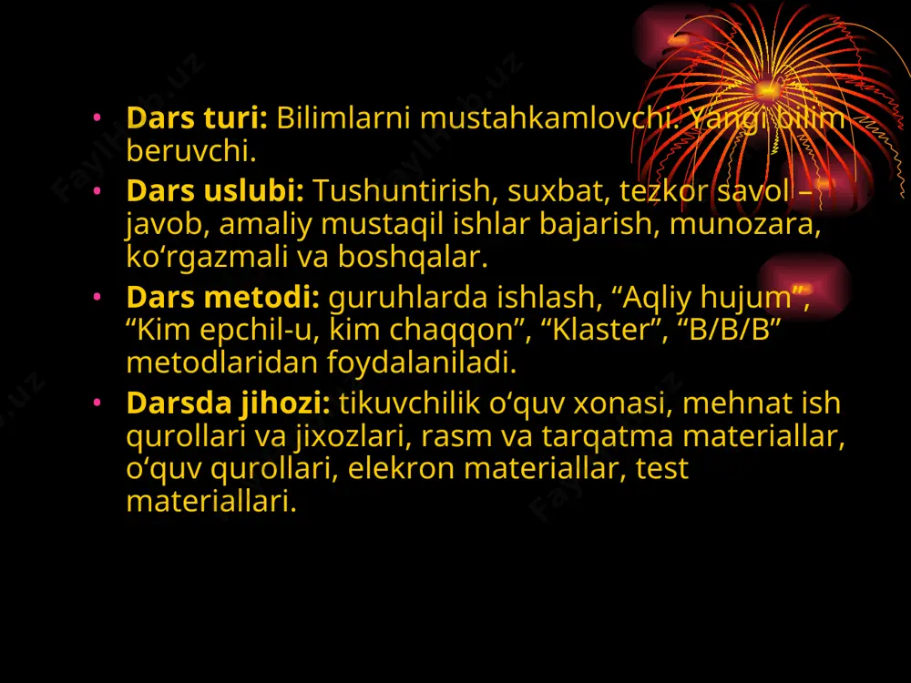 okda tikish mumkin. nozmunchoq va steklyarus tikishda qaytma chokdan foydalanish qulay bo‘lib, bunda ignaga 1 – 3 ta dan nozmunchoq kiritib tikish ham mumkin. bu bezak materiallarni tikishda gazlama guliga qarab yoki biror gul naqshini do‘ppi detalining kerakli qismiga tushirib olib, so‘ngra nozmunchoqlar bilan tikish mumkin. bo‘laklarni bir-biriga ulash, ishni yakunlash: do‘ppining tepa va kizagiga nozmunchoqdan gullar tikib bo‘lingach, ularni yumshoq joyga qo‘yib, teskari tomonidan yengil dazmollanadi. taklif etilayotgan do‘ppining tepa qismi va kizakning orasiga qalin karton qog‘oz qo‘yib tayyorlanadi. tepa qismining avrasi bilan astari orasiga qalin karton qog‘oz (avraga teng qilib qirqib olingan hamda doirasining tashqi chizig‘i 4-5 sm ga qisqartirilgan bo‘lishi kerak) qo‘yib, ko‘klab olinadi. kizakning avrasini alohida, astarini alohida ikki uchini tikuv mashinasida birlashtirib tikiladi. kizakning avrasini do‘ppining tayyorlab qo‘yilgan tepa qismiga tikiladi. kizak orasiga ham karton qog‘oz qo‘yiladi. buning uchun kengligi kizak kengligiga teng bo‘lgan, uzunligi kizak uzunligidan 2 sm uzun bo‘lgan karton qog‘ozdan tasma shaklida …