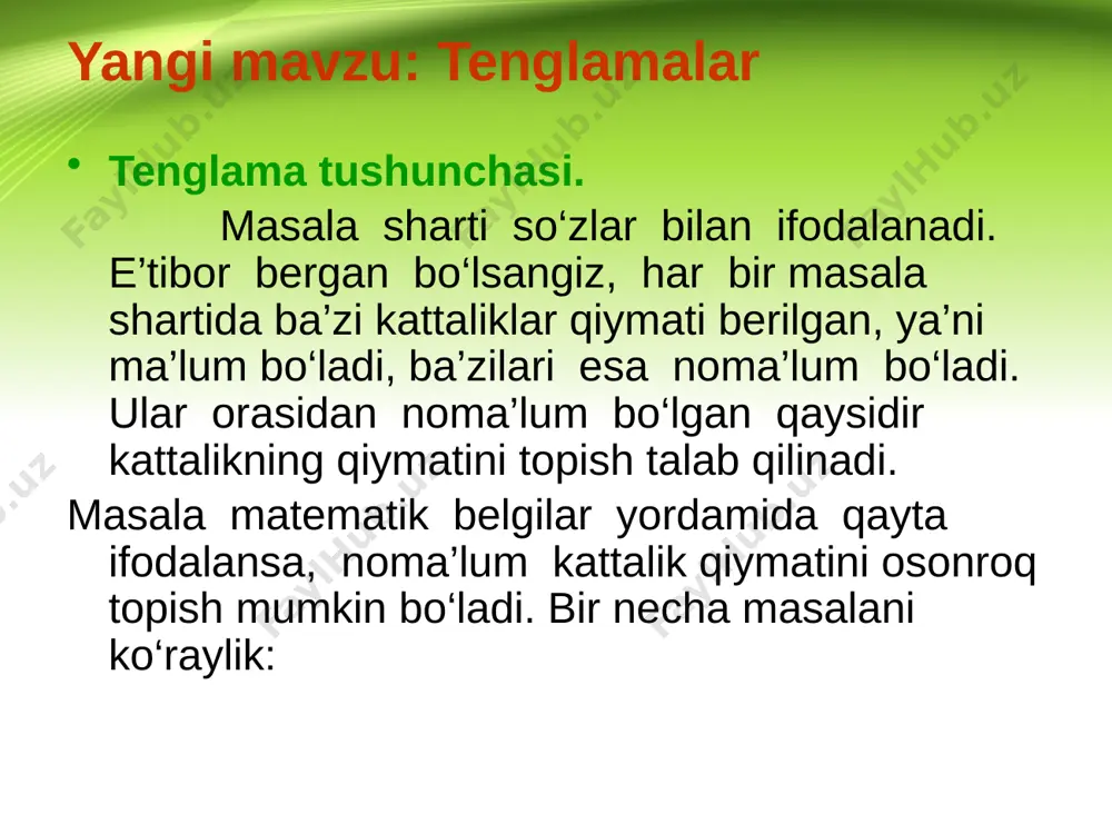 5-sinf matematika 15.tenglamalar+ - Page 4