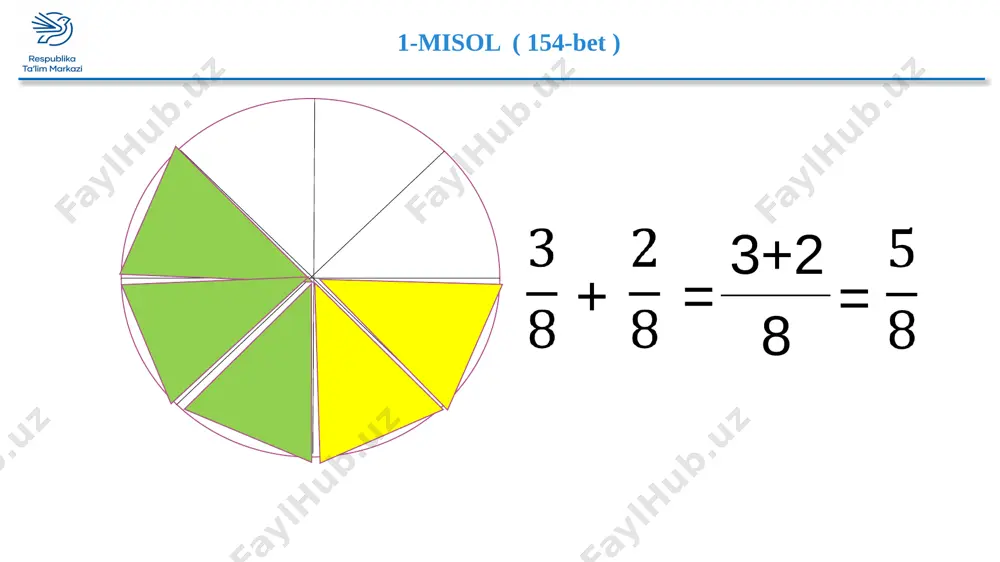 5_sinf_matematika_88_bir_xil_maxrajli_kasrlarni_qo'shish_2+ - Page 4