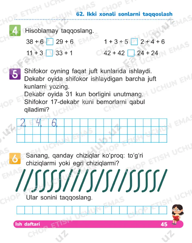 matematika 1 sinf daftar 61-69 - Page 4