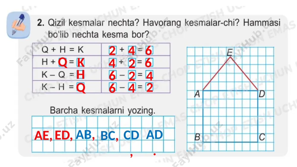 31- dars matematika 1- sinf shahnoza - Page 4