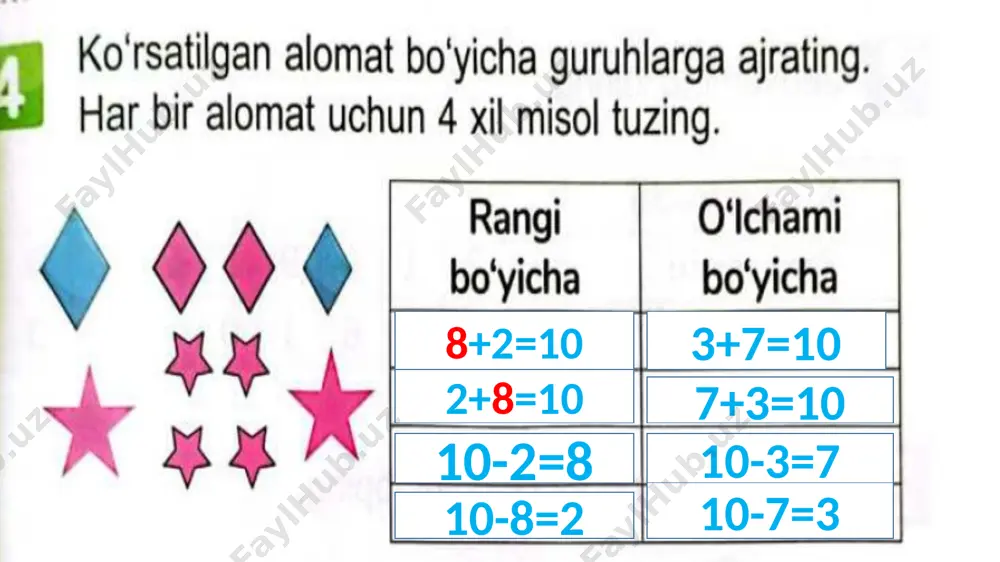 matematika mashq daftari - Page 4