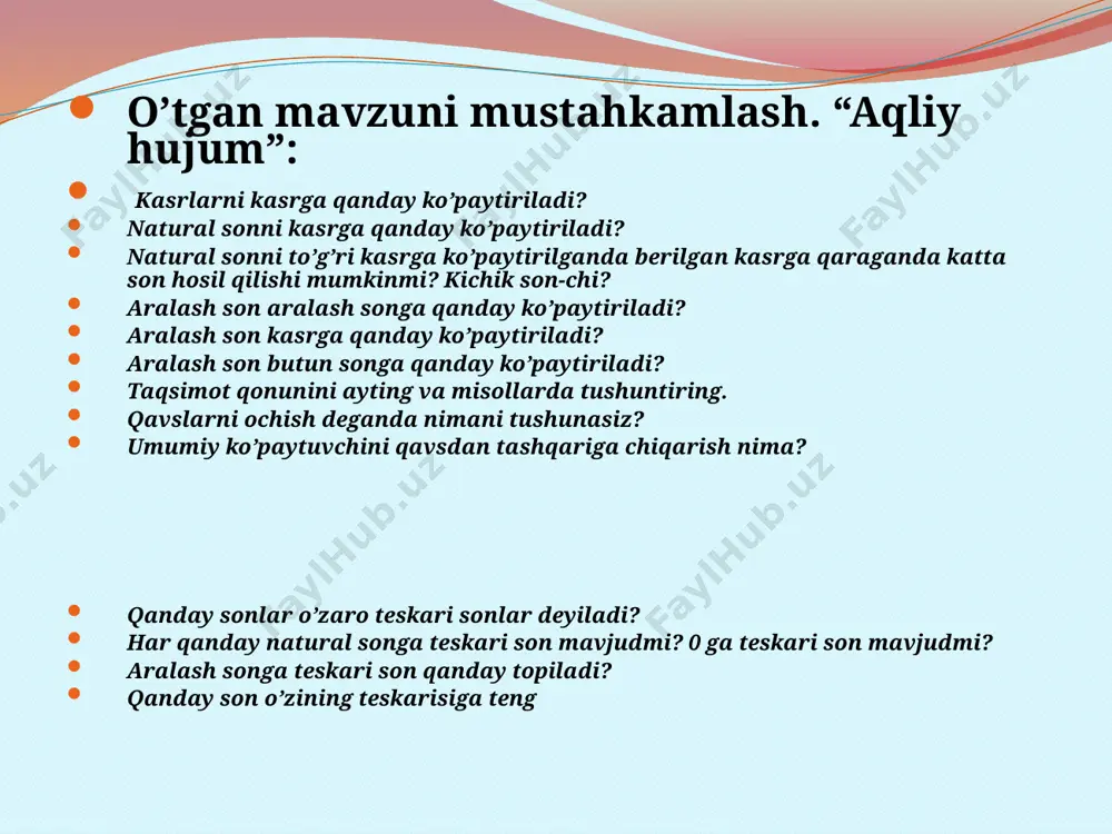 matematikadan dars ishlanma ochiq dars - Page 4