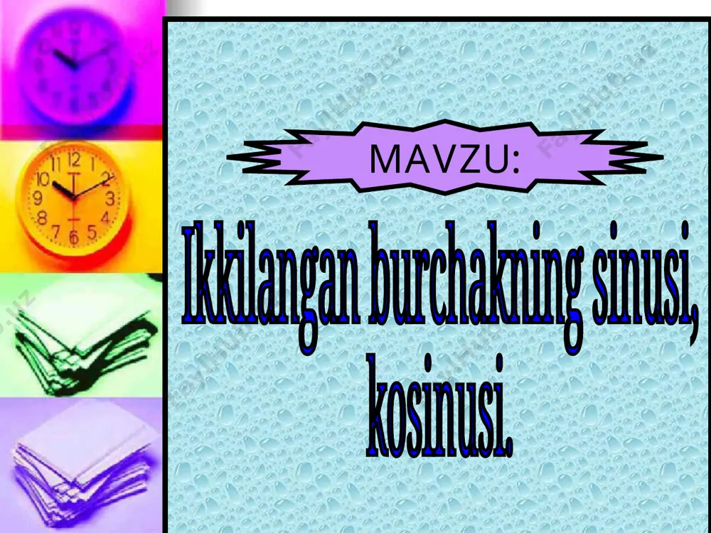 9-sinf ikkilangan burchakning sinus kosinus - Page 4