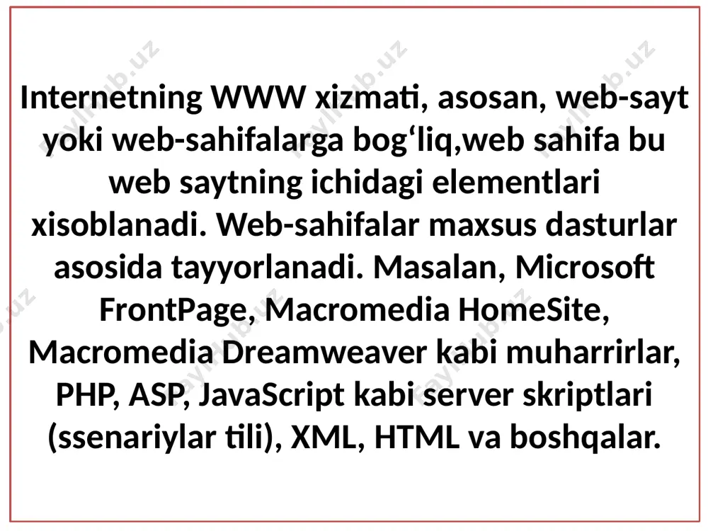 html xaqida tushuncha - Page 4
