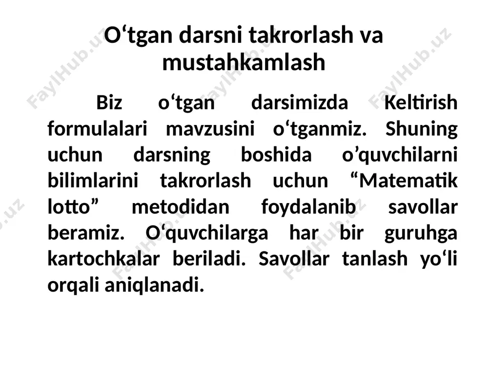 sinus va kosinuslar yig'indisi va ayirmasi - Page 4