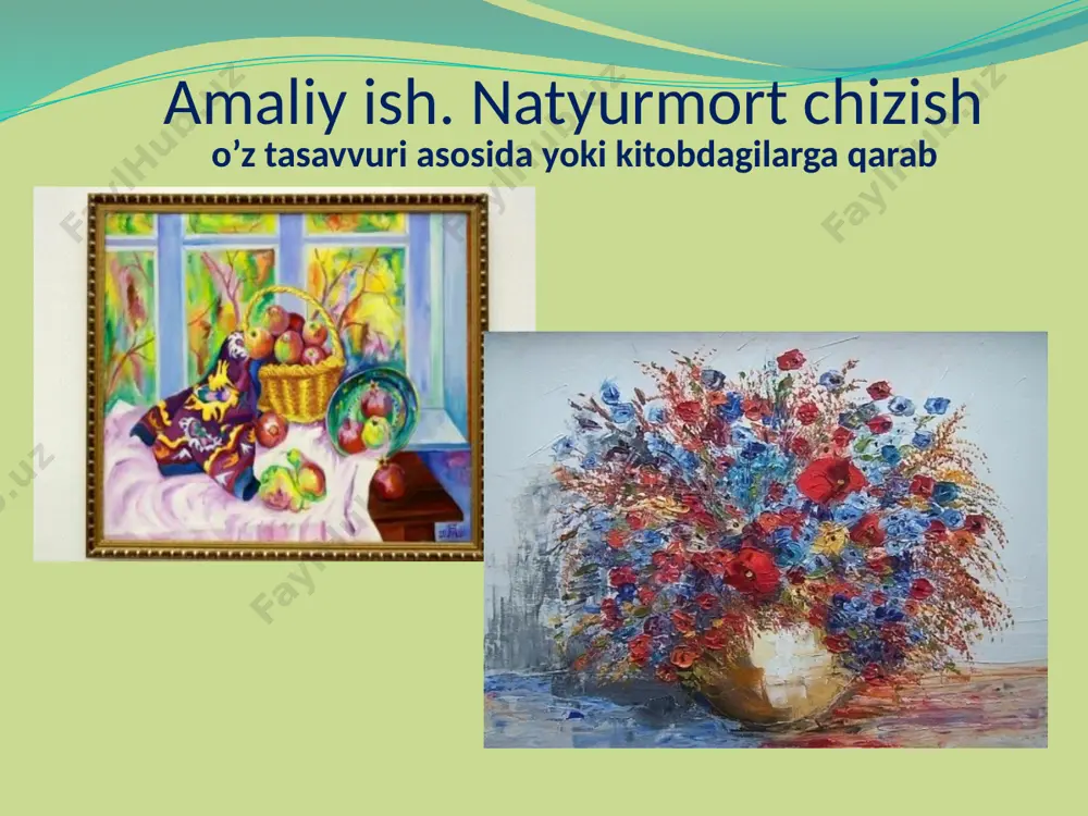 6-sinf. 30-dars natyurmortpptx - Page 4