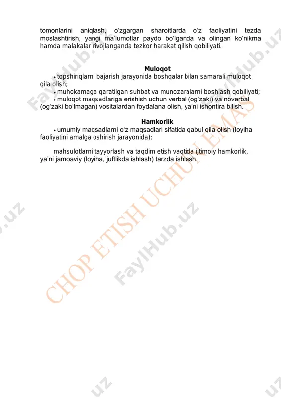 7 soat) rangli qog‘ozdan hajmli applikatsiyalar. keraksiz materiallardan yasalgan buyumlar. rangli qog‘ozdan hajmli applikatsiyalar tayyorlash - 9 soat. bir martalik likopchadan buyumlar yasash - 2 soat. plastik qopqoqlardan buyum tayyorlash - 1 soat. plastilin bilan ishlash - 2 soat. karton g‘altaklardan buyum yasash - 1 soat. qo‘l ostidagi materiallardan domino o‘yini tayyorlash - 1 soat. mustahkamlash - 1 soat dars tuzilmasi 1. tashkiliy qism. salomlashish, davomat tekshiruvi 2-3 daqiqa 2. dars mavzusini e’lon qilish. dars mavzusiga kirish 2-3 daqiqa 3. namuna tahlili 3.1. o‘qituvchi buyum namunasini ko‘rsatib, quyidagi savollarni beradi: buyum qaysi materialdan tayyorlangan? buyum qanday qismlardan tashkil topgan? qismlar qanday usulda yasalgan? ular qanday usulda biriktirilgan? 3.2. o‘qituvchi o‘quvchilarga ish rejasini tuzishni taklif qiladi. o‘quvchilar o‘qituvchi yordamida ish rejasini tuzadilar. 3.3. amaliy ishga tayyorgarlik. o‘qituvchi: ish uchun qanday asbob va materiallar kerak bo‘lishini o‘ylab ko‘ring. barcha zarur asbob va materiallar mavjudligini tekshiring. material va asboblarni shunday joylashtiring-ki, ular sizga …