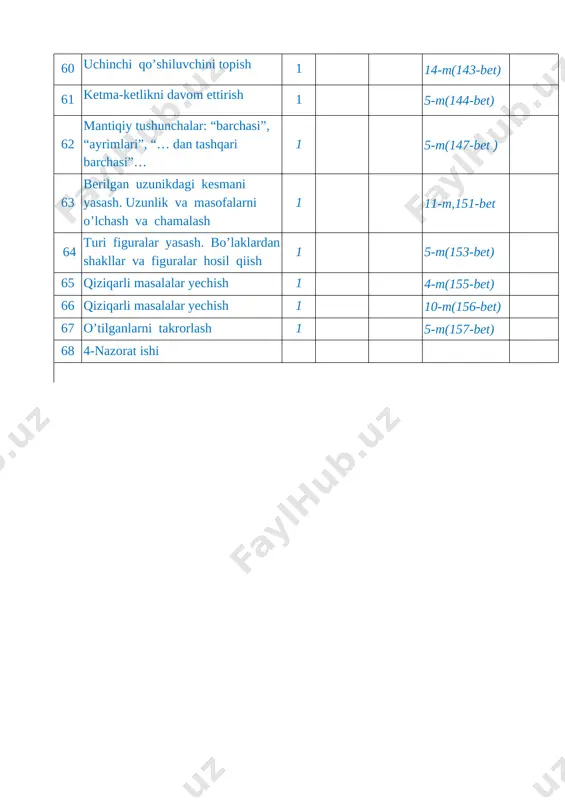 1-sinf matem yakka tartib - Page 4