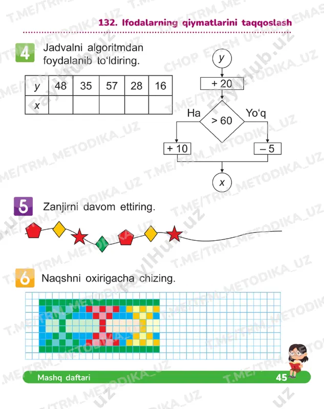 matematika 1 sinf daftar 131-144 - Page 4