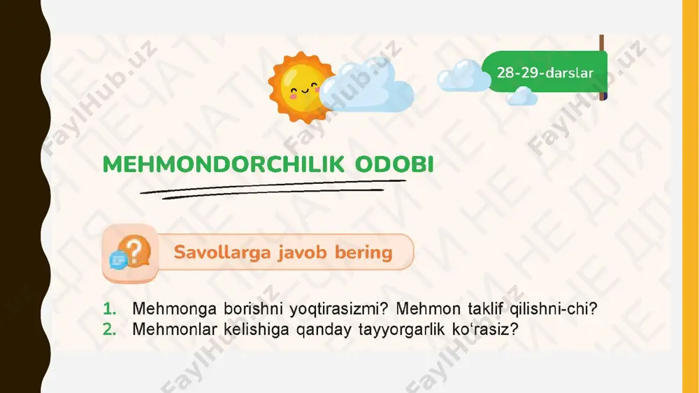 1-sinf tarbiya 28-29-dars - Page 4