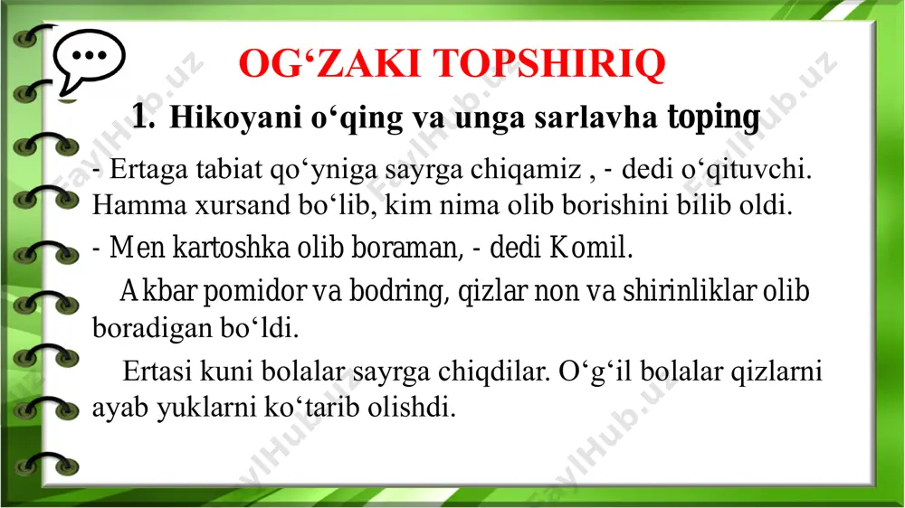1-sinf tarbiya 27-dars - Page 4